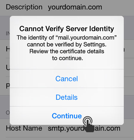 cannot verify