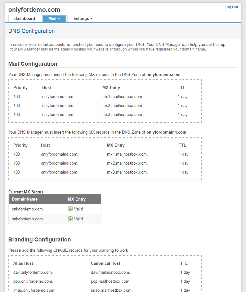 dns settings 2