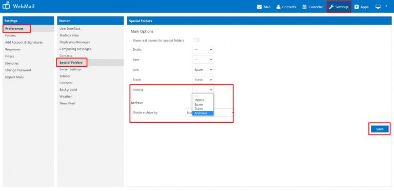 hosted email archive